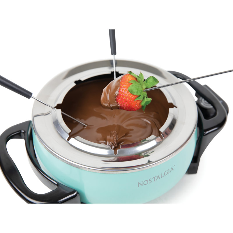 Nostalgia Electrics Nostalgia 12Cup Electric Fondue Pot, Aqua